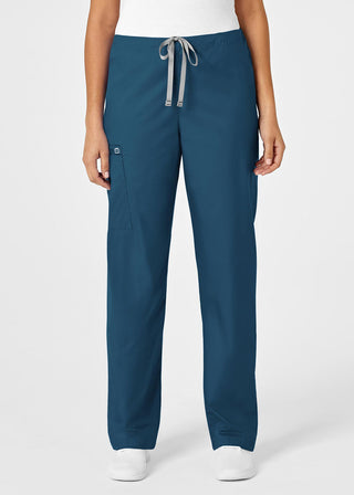 Wink Scrubs WonderWORK Unisex Straight Leg Drawstring Cargo Petite Pant