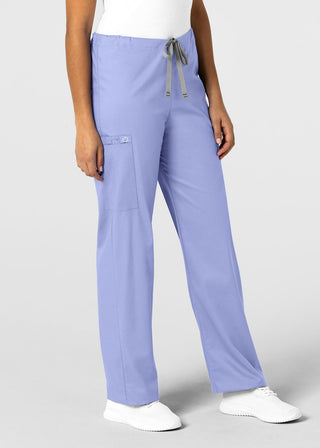 Wink Scrubs WonderWORK Unisex Straight Leg Drawstring Cargo Petite Pant