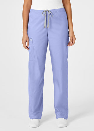 Wink Scrubs WonderWORK Unisex Straight Leg Drawstring Cargo Petite Pant