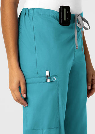 Wink Scrubs WonderWORK Unisex Straight Leg Drawstring Cargo Tall Pant