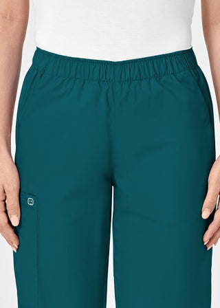 Wink Scrubs WonderWORK Women's Petite Elastic Waist Pant