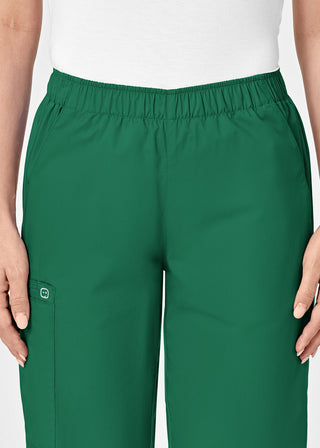 Wink Scrubs WonderWORK Women's Petite Elastic Waist Pant