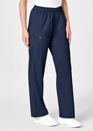 Wink Scrubs WonderWORK Women's Petite Elastic Waist Pant
