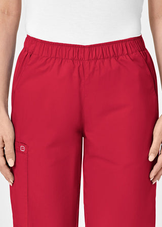 Wink Scrubs WonderWORK Women's Petite Elastic Waist Pant