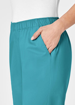 Wink Scrubs WonderWORK Women's Petite Elastic Waist Pant