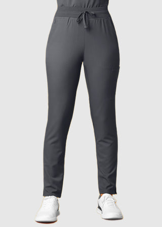 Wink Scrubs Women's Cargo Straight Slim Leg Scrub PantPewter