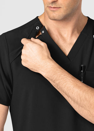 Wink Scrubs wink Renew Men's EZ Zip Scrub Top