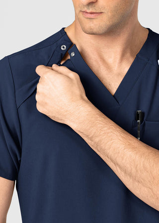 Wink Scrubs wink Renew Men's EZ Zip Scrub Top