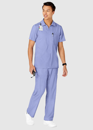 Wink Scrubs Wink W123 Men's Collared Scrub Top