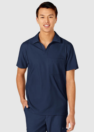 Wink Scrubs Wink W123 Men's Collared Scrub Top