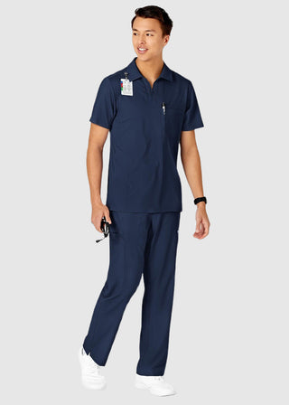 Wink Scrubs Wink W123 Men's Collared Scrub Top