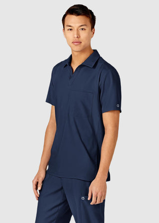 Wink Scrubs Wink W123 Men's Collared Scrub Top