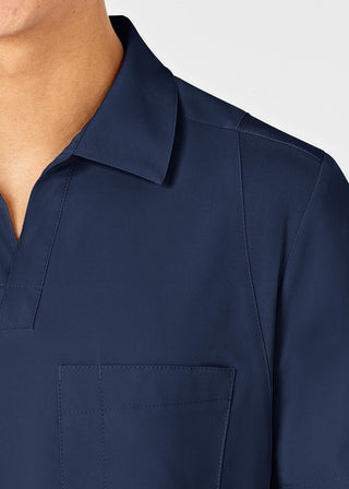 Wink Scrubs Wink W123 Men's Collared Scrub Top