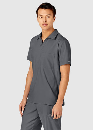 Wink Scrubs Wink W123 Men's Collared Scrub Top