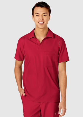Wink Scrubs Wink W123 Men's Collared Scrub Top