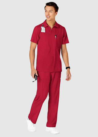 Wink Scrubs Wink W123 Men's Collared Scrub Top