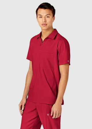 Wink Scrubs Wink W123 Men's Collared Scrub Top