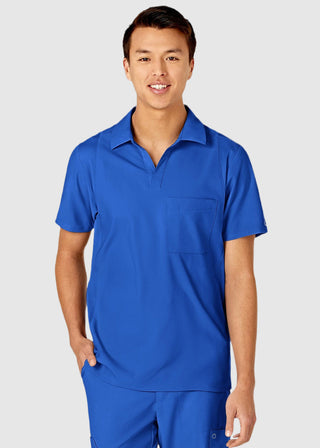 Wink Scrubs Wink W123 Men's Collared Scrub Top