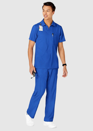 Wink Scrubs Wink W123 Men's Collared Scrub Top