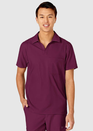 Wink Scrubs Wink W123 Men's Collared Scrub Top