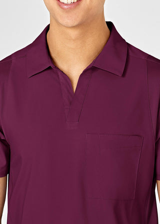 Wink Scrubs Wink W123 Men's Collared Scrub Top