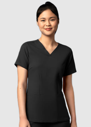 Wink Scrubs Women's Three Pocket V-Neck Scrub Top