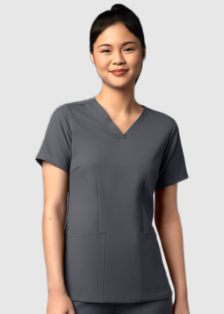 Wink Scrubs Women's Three Pocket V-Neck Scrub Top