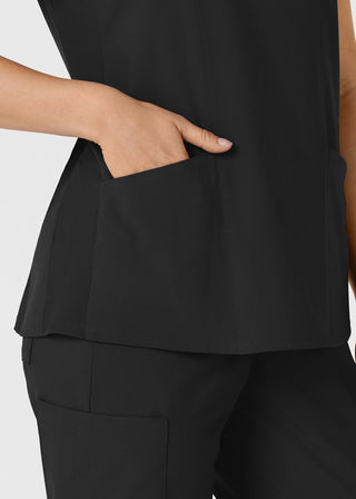 Wink Scrubs Wink W123 Women's Flex-n-Reach Side Panel V-Neck Scrub Top