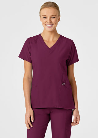 Wink Scrubs Wink W123 Women's Stylized V-neck Top
