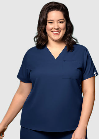 Wink Scrubs Women's V-Neck Tuck In Scrub Top