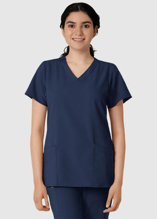 Wink Scrubs wink W123 Women's Basic V-Neck Solid Scrub Top