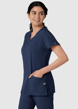 Wink Scrubs wink W123 Women's Basic V-Neck Solid Scrub Top