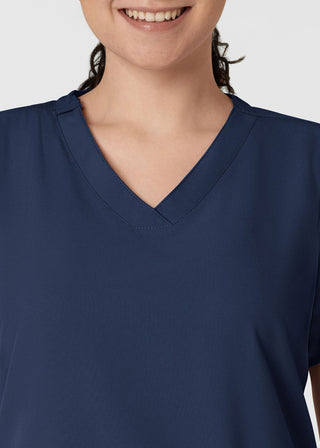 Wink Scrubs wink W123 Women's Basic V-Neck Solid Scrub Top