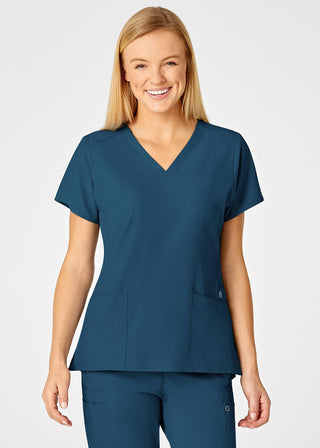 Wink Scrubs Wink W123 Women's Flex Back Solid Scrub Top