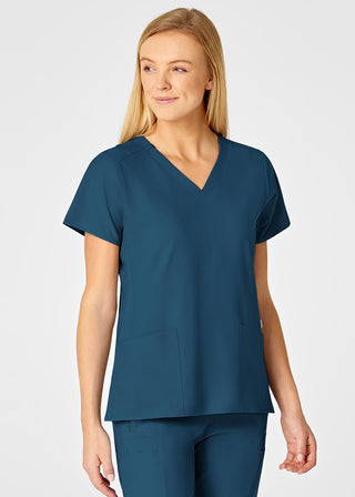 Wink Scrubs Wink W123 Women's Flex Back Solid Scrub Top