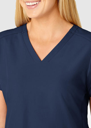Wink Scrubs Wink W123 Women's Flex Back Solid Scrub Top