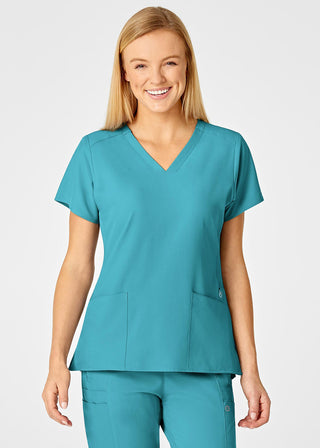 Wink Scrubs Wink W123 Women's Flex Back Solid Scrub Top