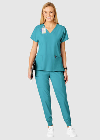 Wink Scrubs Wink W123 Women's Flex Back Solid Scrub Top