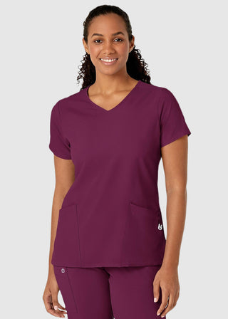 Wink Scrubs Women's Y-Neck Wrap Top