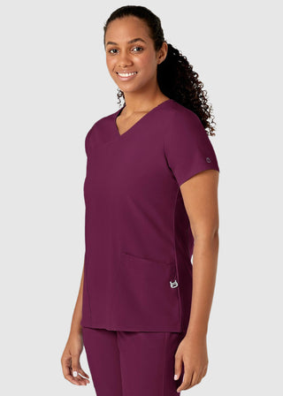 Wink Scrubs Women's Y-Neck Wrap Top