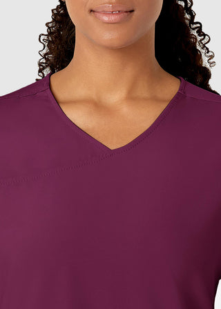 Wink Scrubs Women's Y-Neck Wrap Top