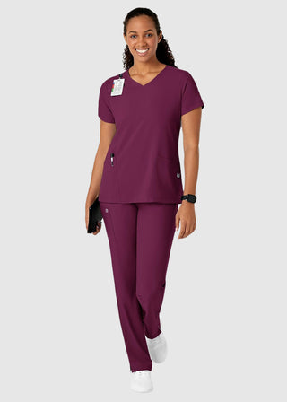 Wink Scrubs Women's Y-Neck Wrap Top