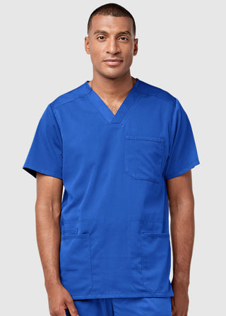 Wink Scrubs Wink Pro Men's Multi Pocket V-Neck Scrub Top