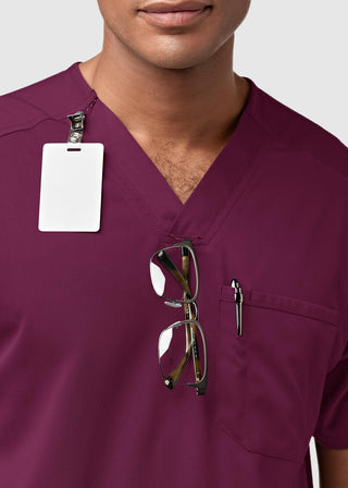 Wink Scrubs Wink Pro Men's Multi Pocket V-Neck Scrub Top
