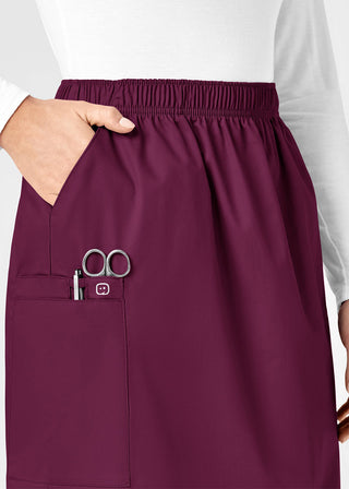 Wink Scrubs WonderWORK Women's Pull-On Cargo Skirt