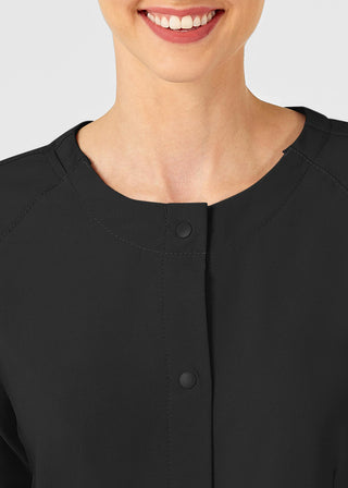 Wink Scrubs W123 Women's Crew Neck Warm Up Jacket