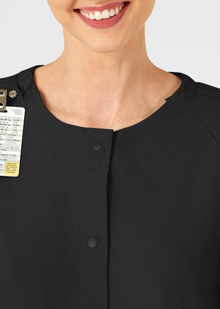 Wink Scrubs W123 Women's Crew Neck Warm Up Jacket