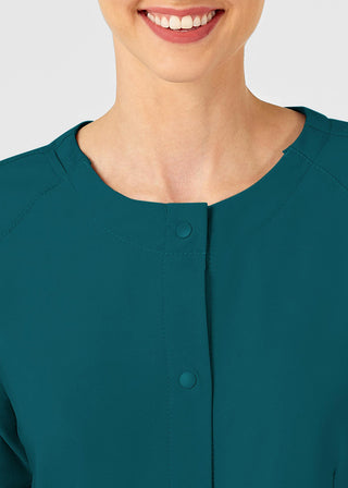 Wink Scrubs W123 Women's Crew Neck Warm Up Jacket