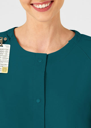 Wink Scrubs W123 Women's Crew Neck Warm Up Jacket