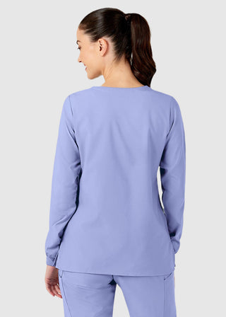 Wink Scrubs W123 Women's Crew Neck Warm Up Jacket